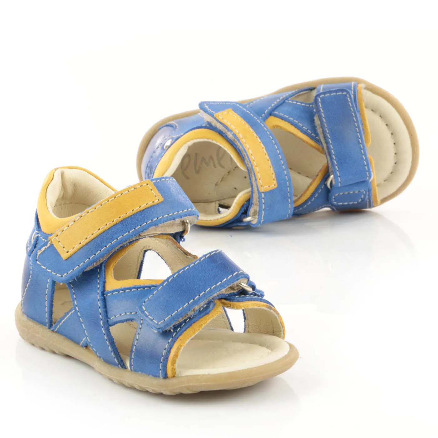 (2086-18) Emel Blue first Sandals