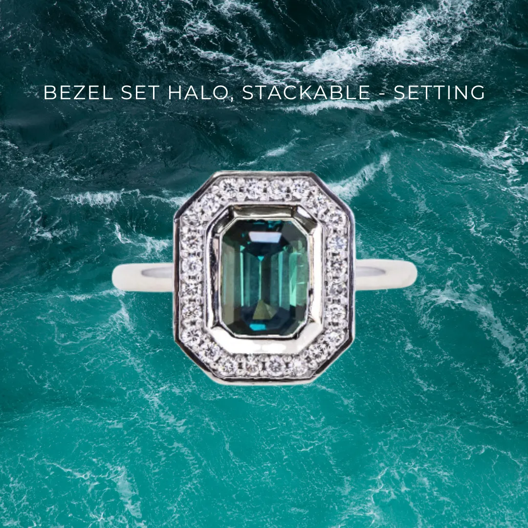 2.20CT EMERALD CUT TANZANIAN SAPPHIRE // Design Specialist Curated Build Your Own Dream Ring