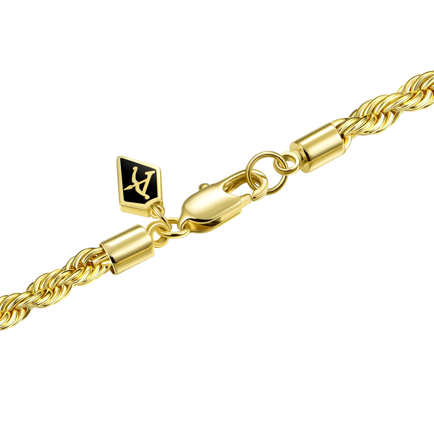 4.5mm Rope Bracelet - Yellow Gold