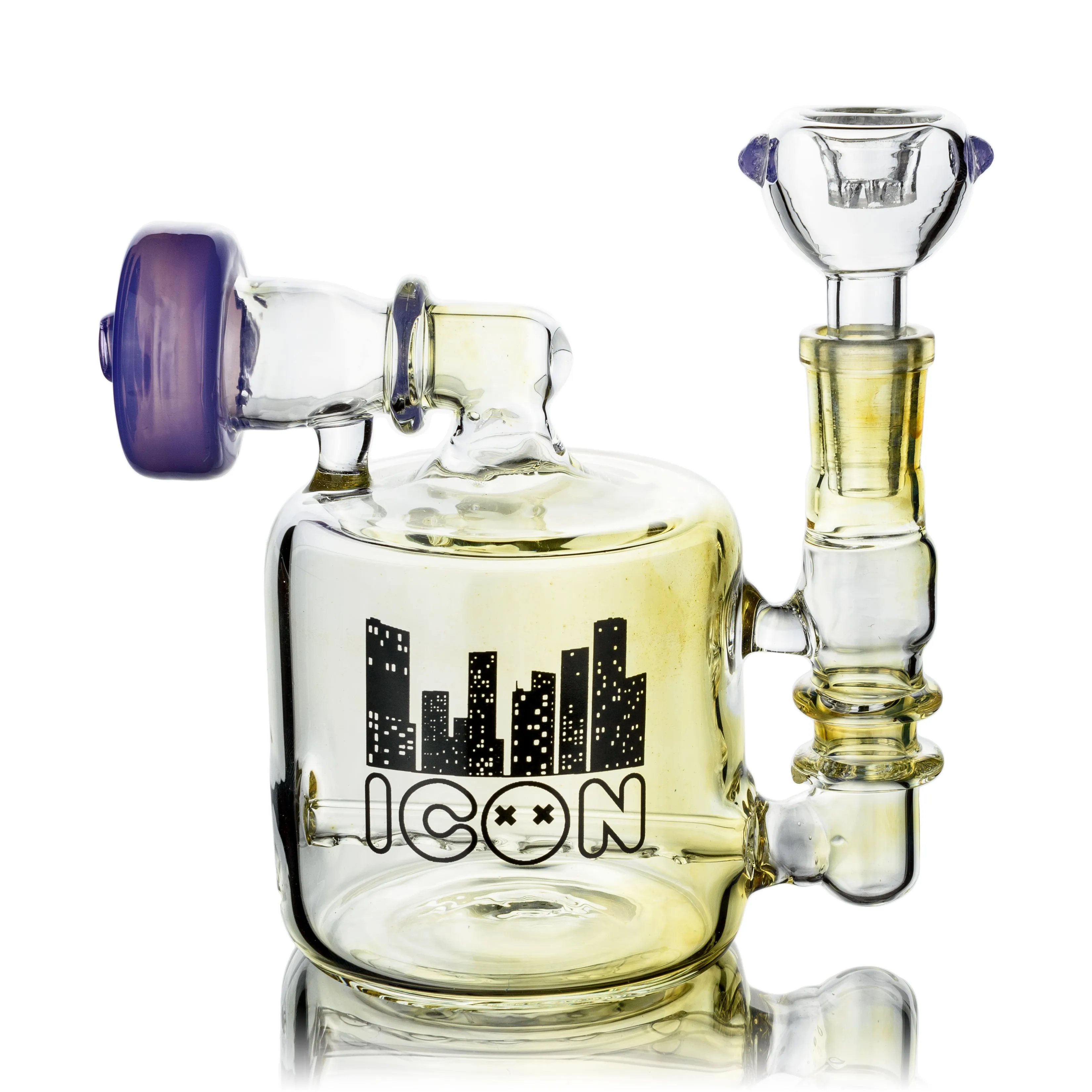 5 Cylinder Rig w/ Inline Diffuser, by Icon Glass (free banger included)