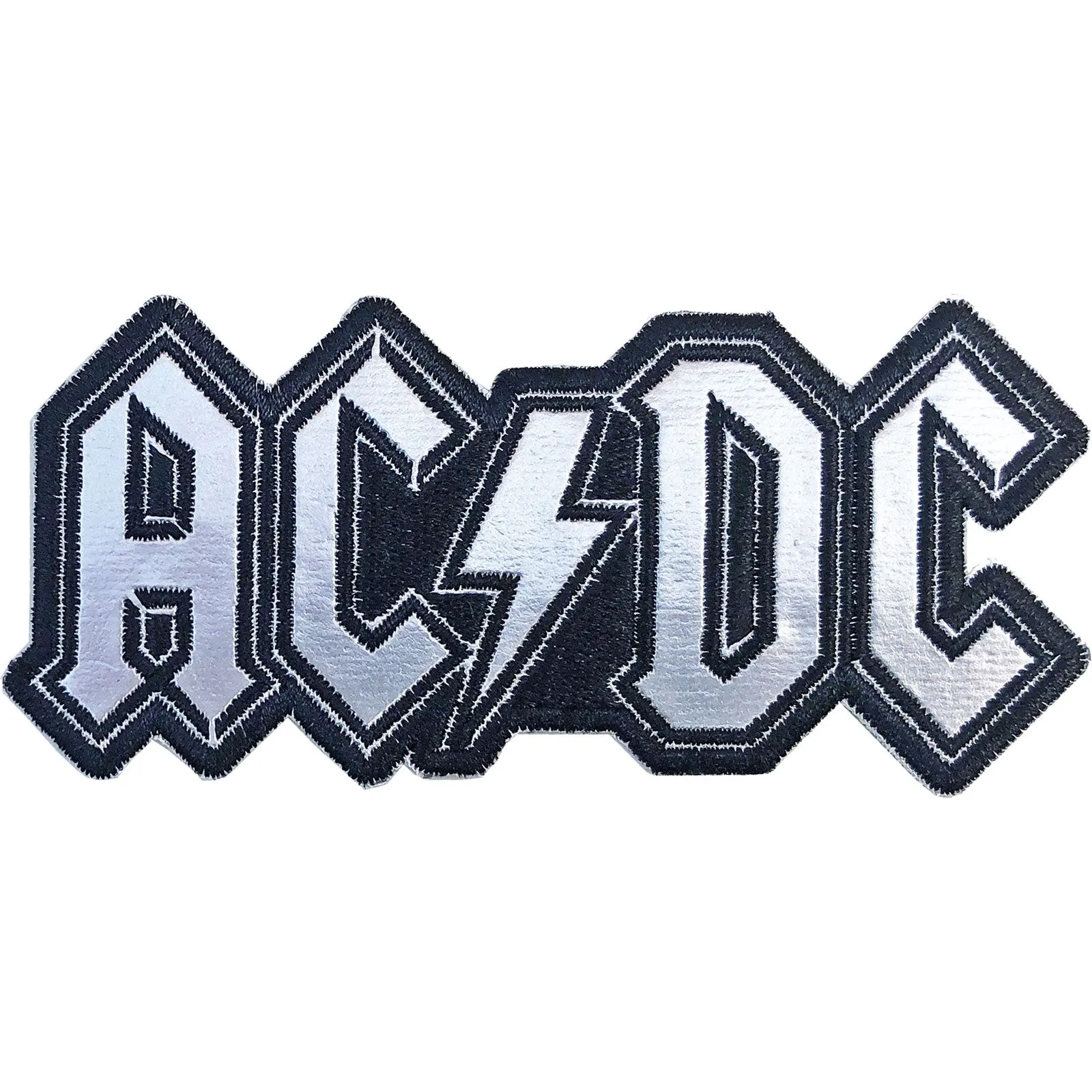 ACDC Cut Out Foil Logo Patch