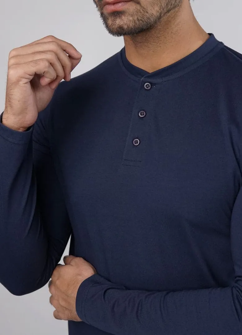 Aegean Full Sleeves Henley Tshirt