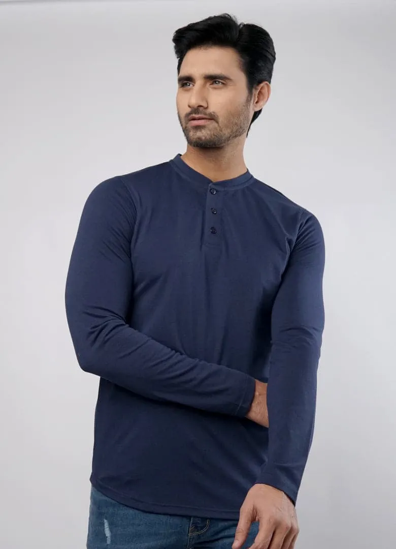 Aegean Full Sleeves Henley Tshirt