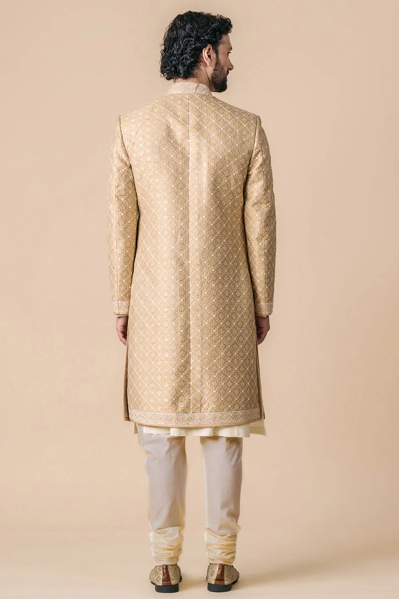 All Over Embroidered Sherwani