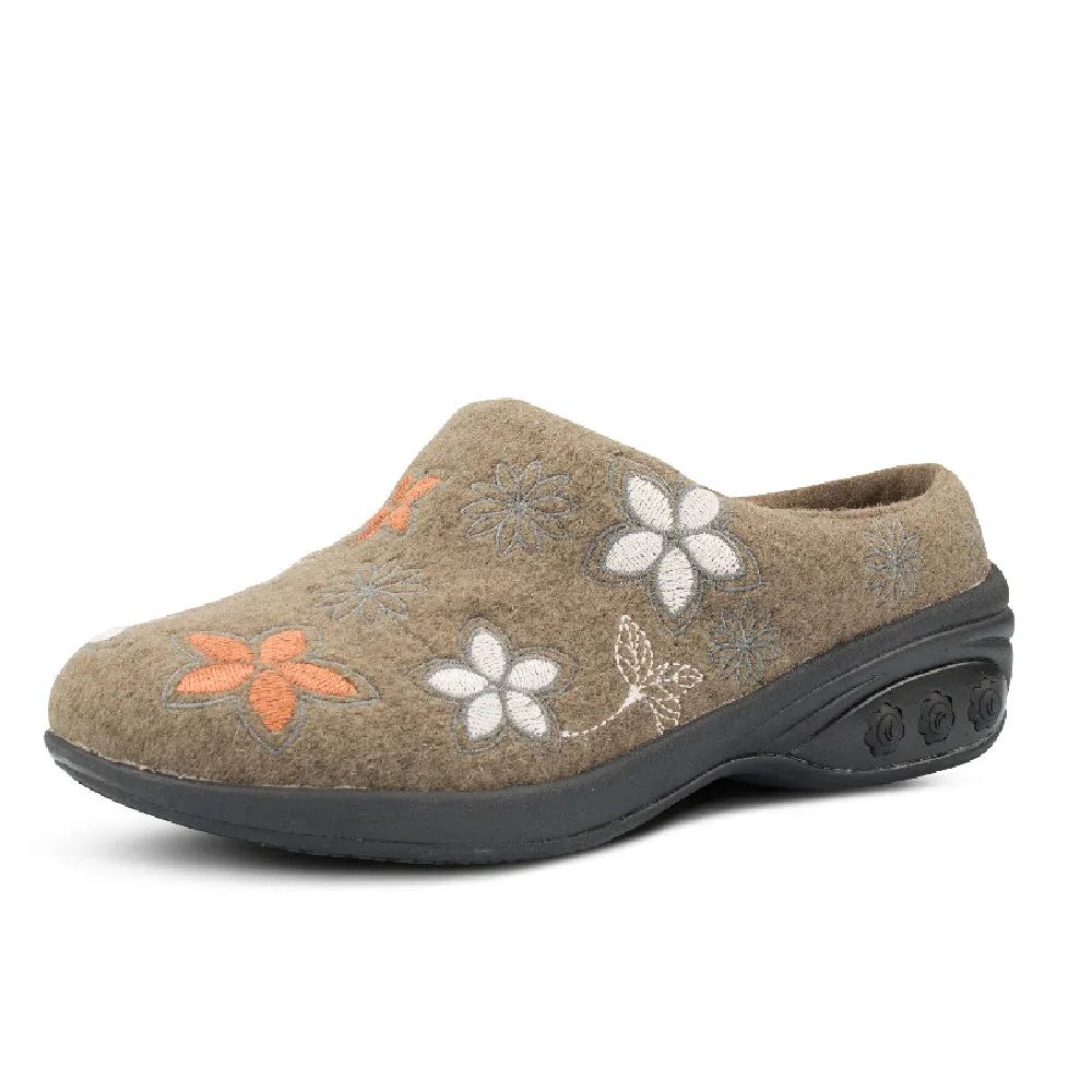 Angela Wool Clog Slip-On