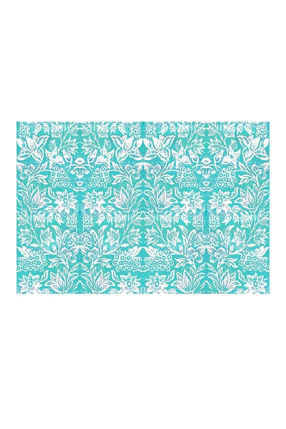 ANNA CHANDLER CANVAS PLACEMAT TURQUOISE BIRDS