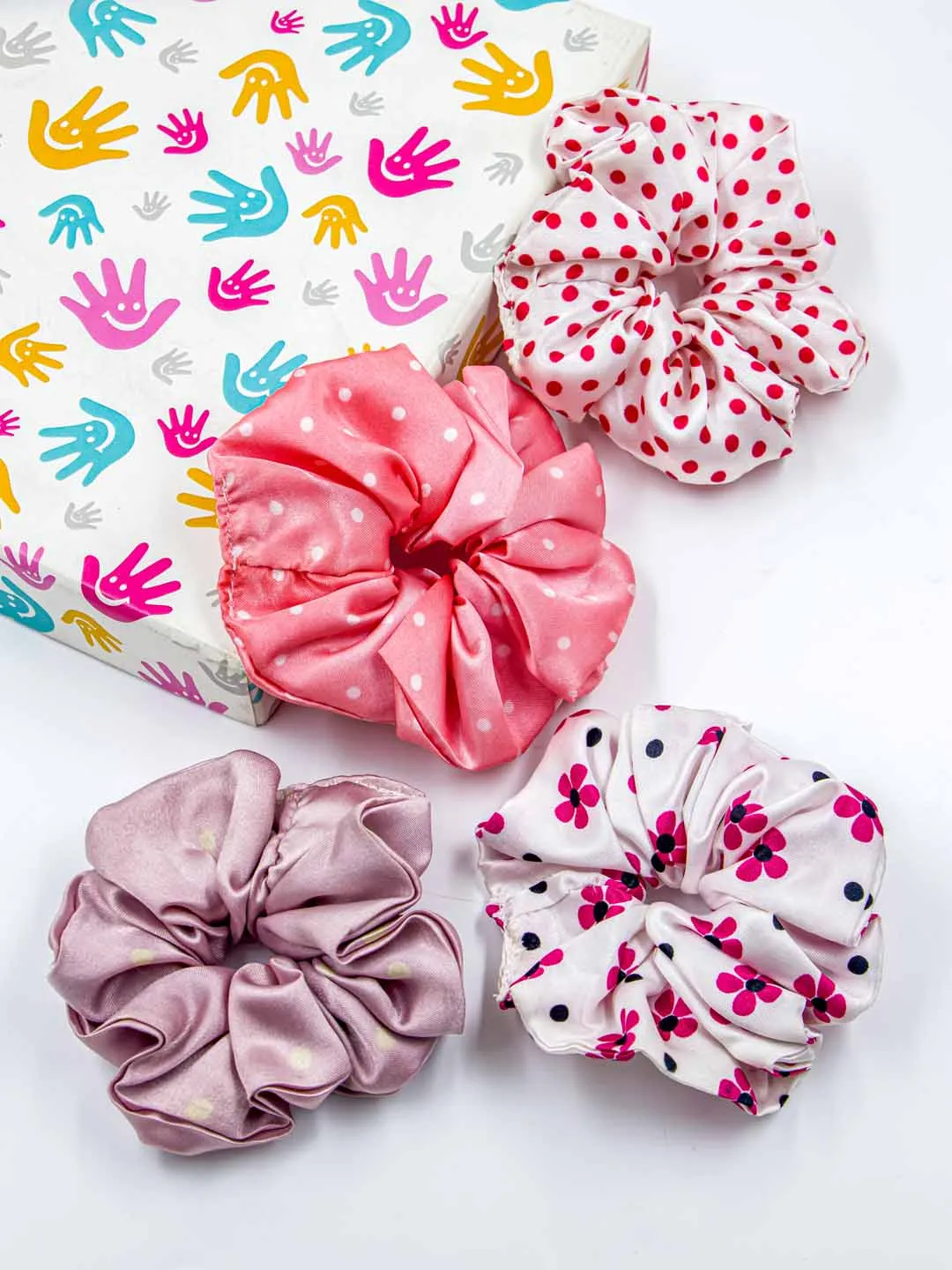 Assorted Scrunchies Set of 5 (Large)