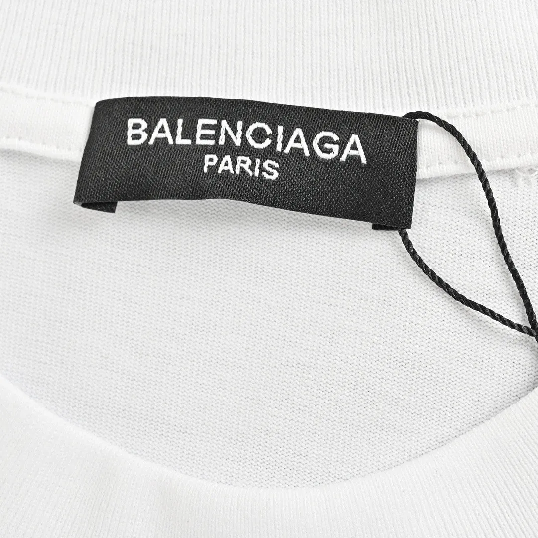 Balenciaga T-Shirt - Distressed Logo