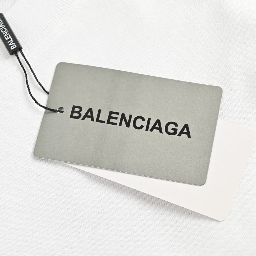 Balenciaga T-Shirt - Distressed Logo