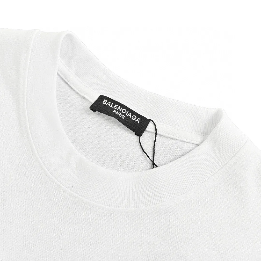 Balenciaga T-Shirt - Distressed Logo