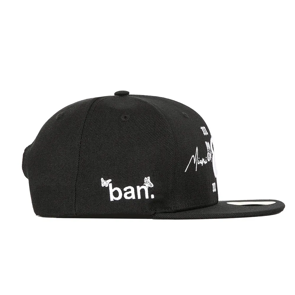 B.A.N Miami Exhibit B Snapback - Black