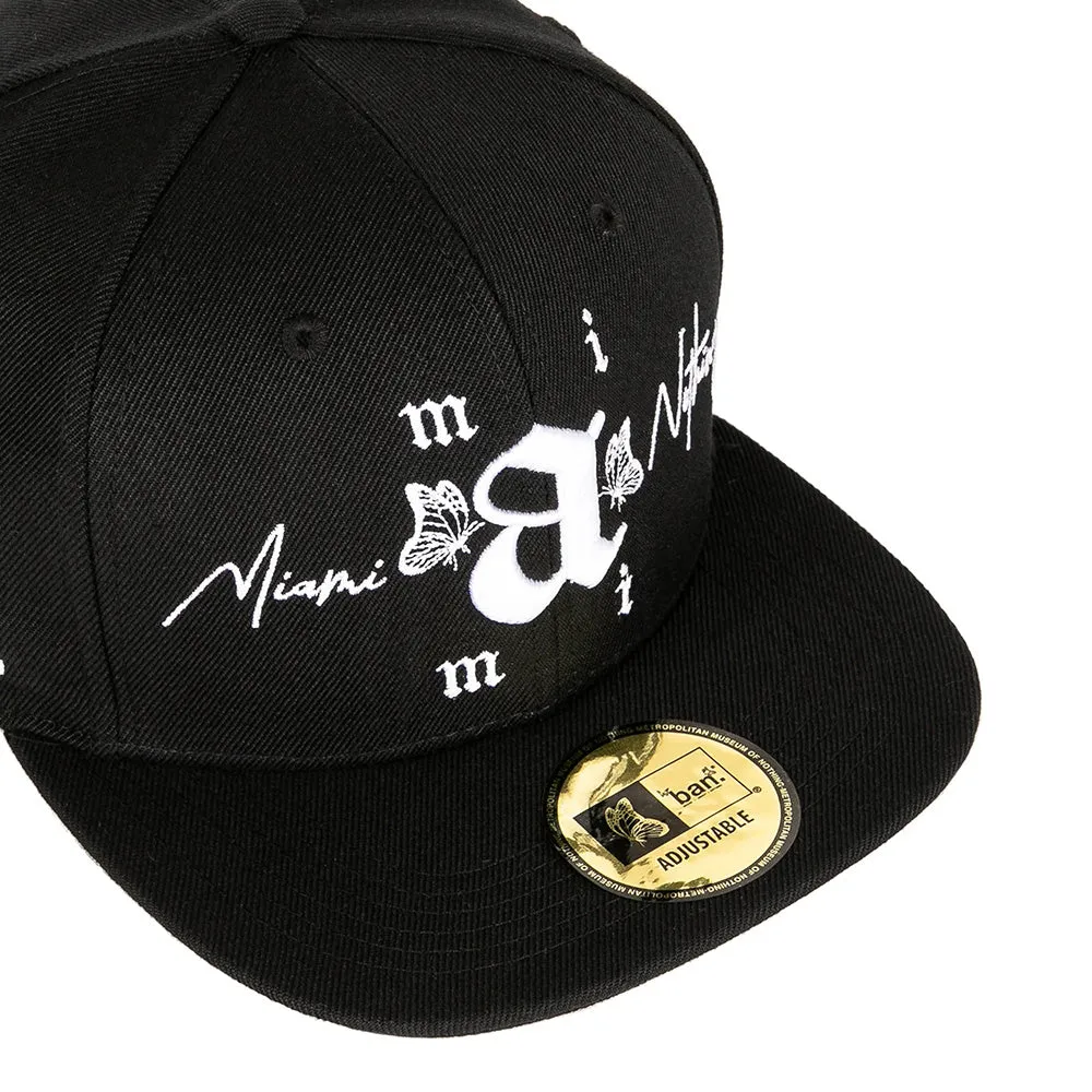 B.A.N Miami Exhibit B Snapback - Black