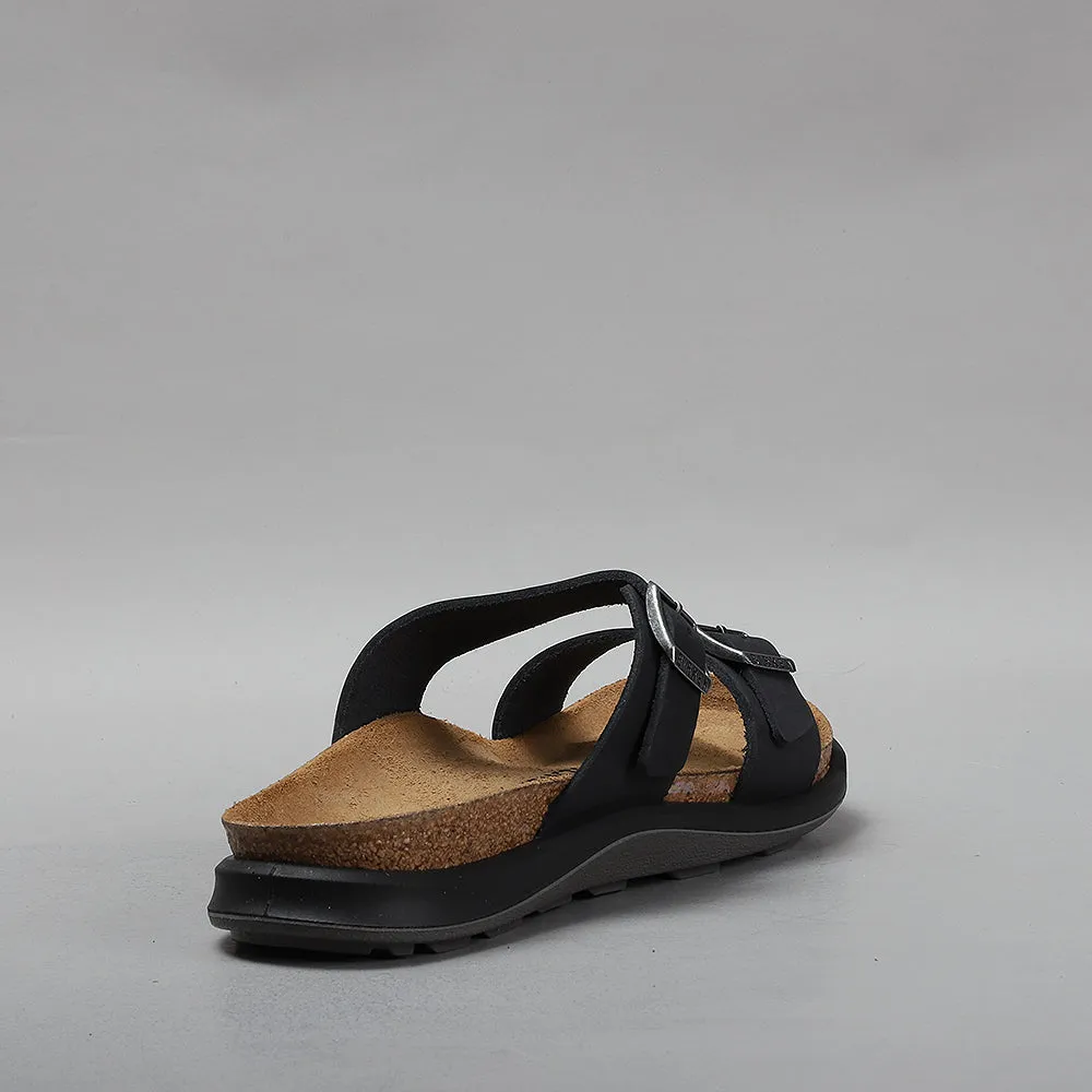 BIRKENSTOCK - SIERRA 1022305 - BLACK WAXY OILED LEATHER