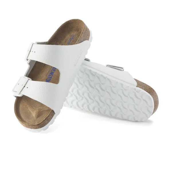 Birkenstock Women's Arizona Soft Footbed White