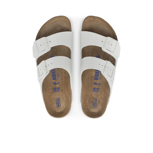 Birkenstock Women's Arizona Soft Footbed White