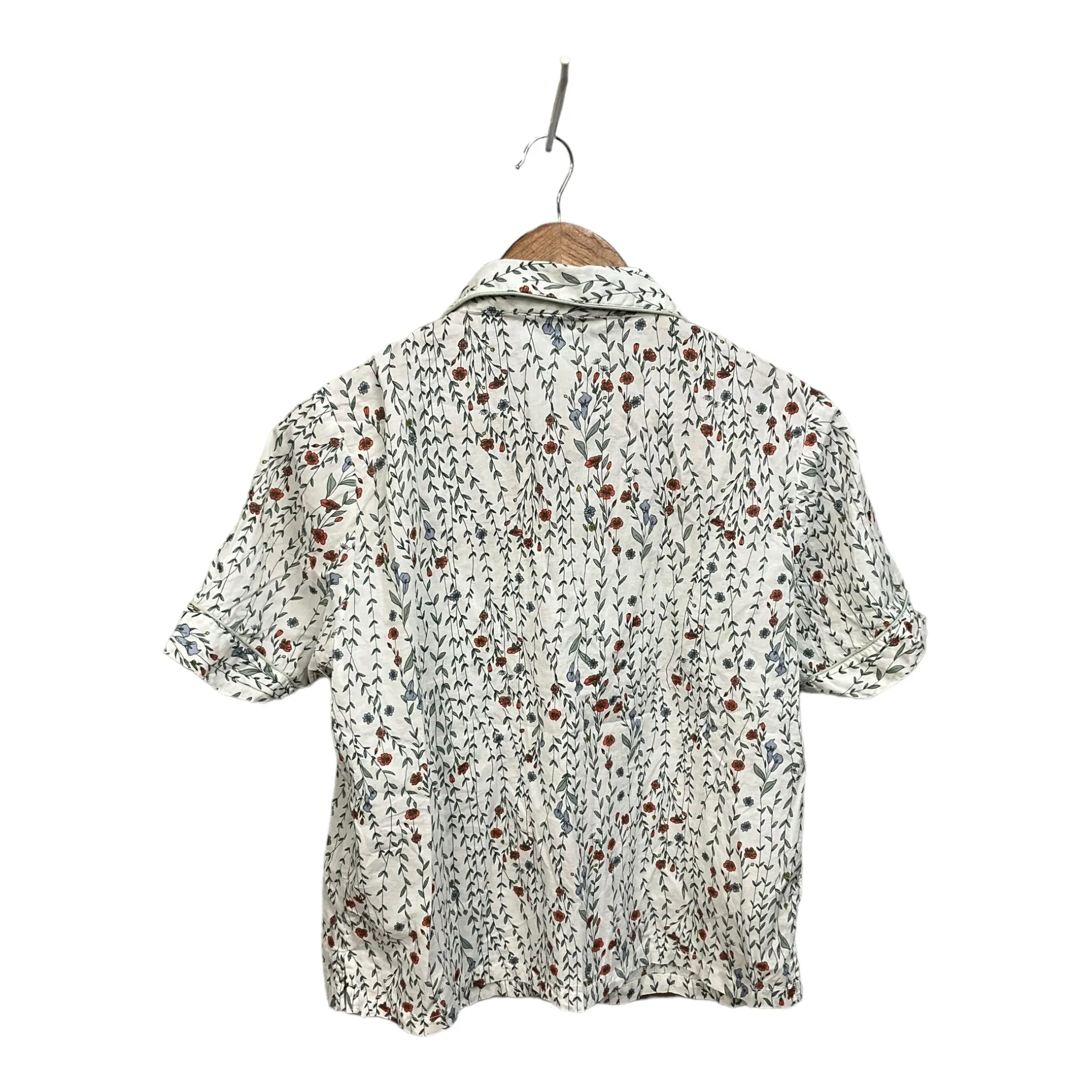 Blouse Short Sleeve By Rachel Zoe In Floral Print, Size: M