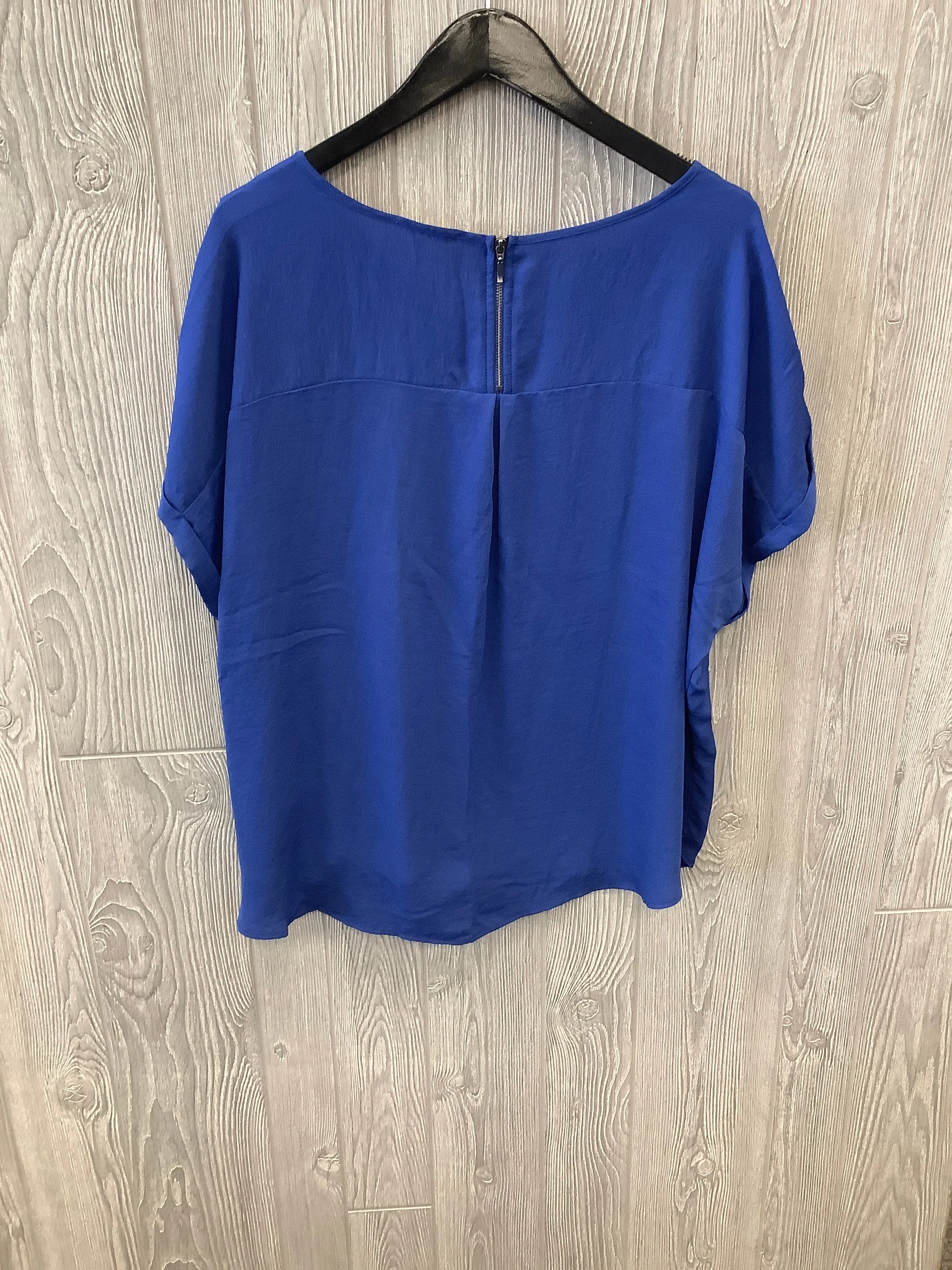 Blue Blouse Short Sleeve Maurices, Size Xxl