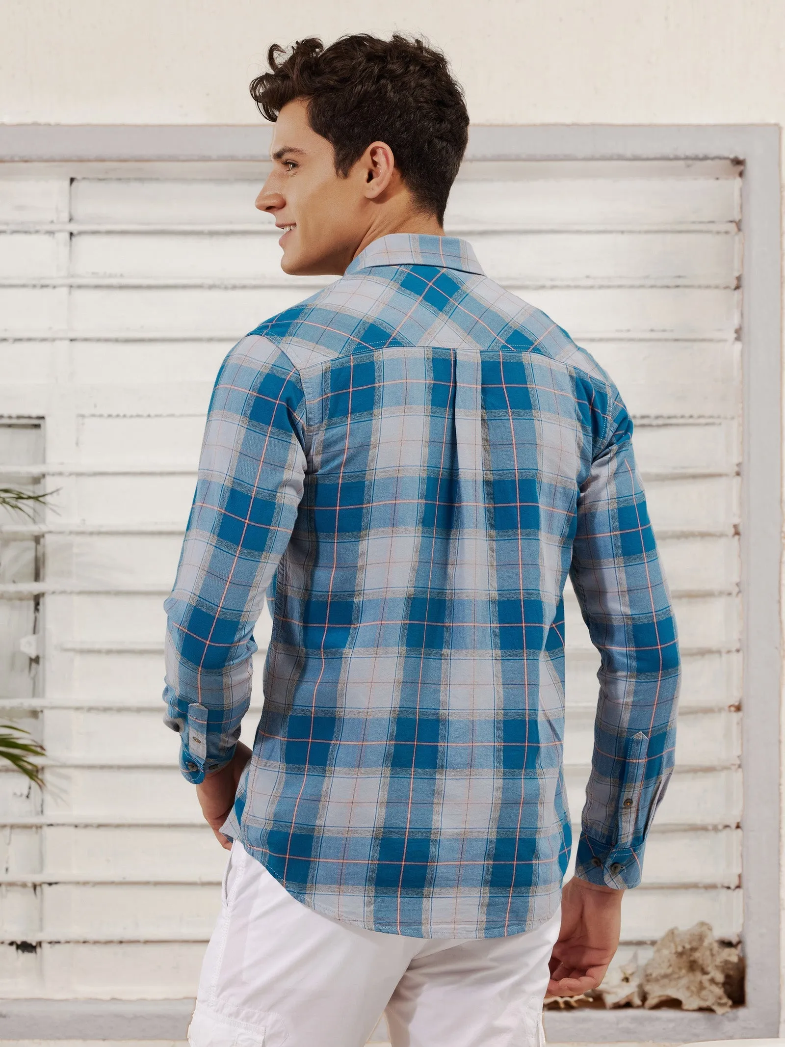 Blue Checked Shirt