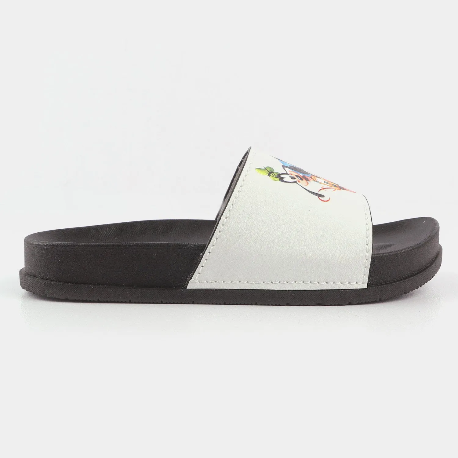 BOYS FASHION NON-SLIP SLIPPER-BLACK