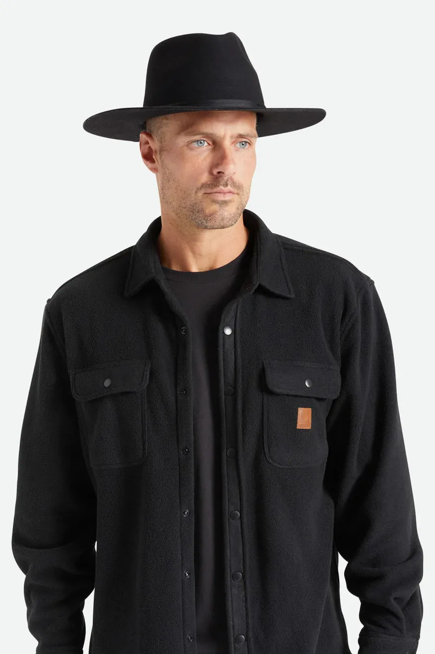 Brixton Cohen Cowboy Hat - Black