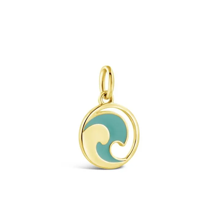 Collectible Travel Treasures? Wave Charm Gold