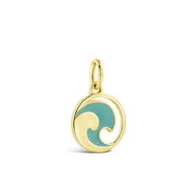 Collectible Travel Treasures? Wave Charm Gold