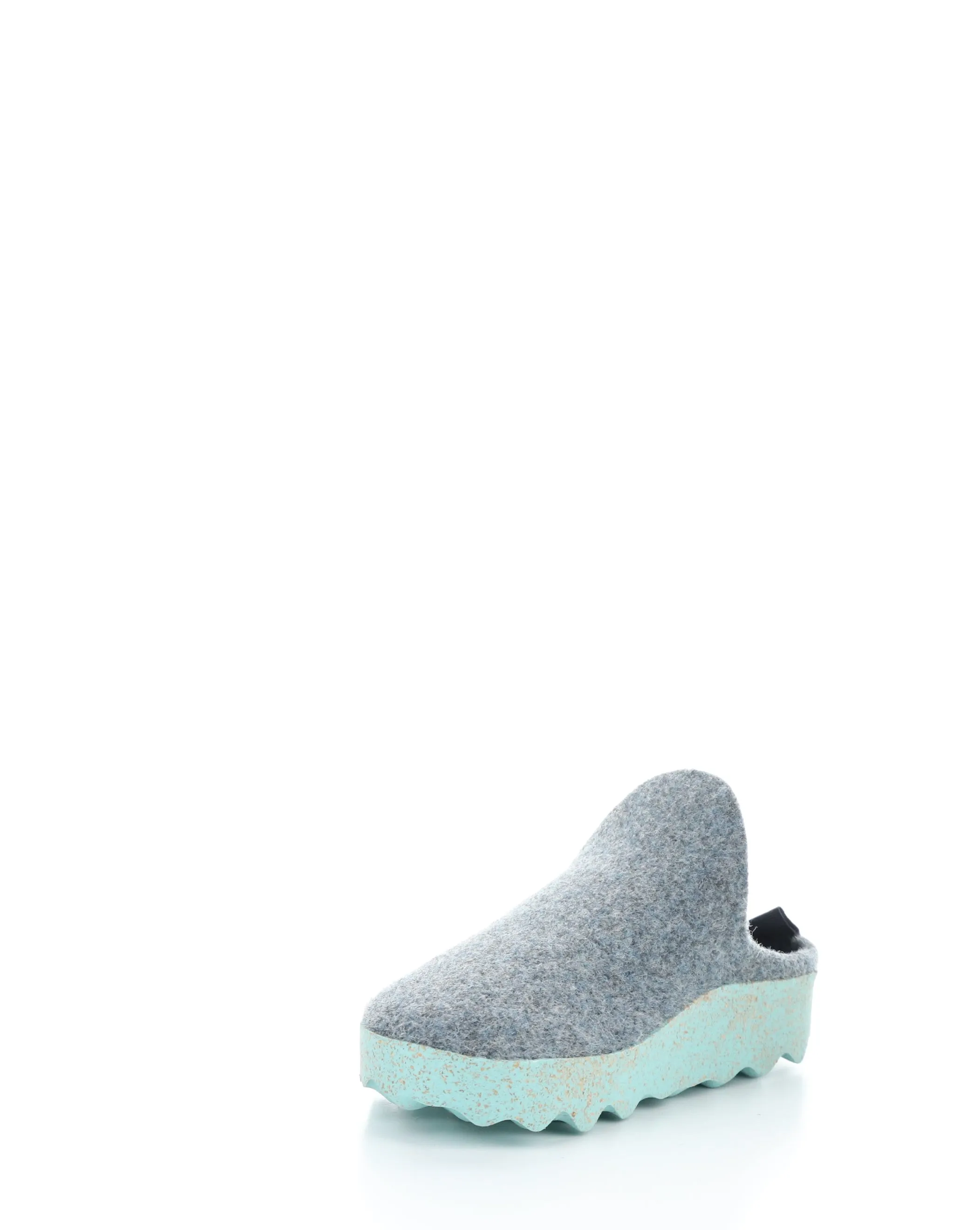 COME023ASP 065 GREY BLUE Slip-on Mules