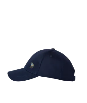 Cotton Zebra Logo Baseball Cap - Navy