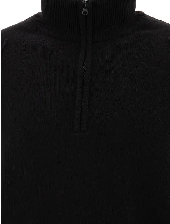 C.P. Company lambswool GRS zipped knitwear