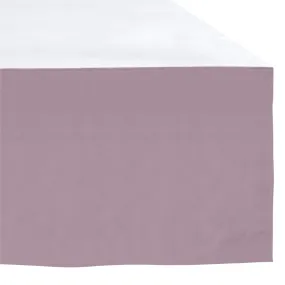 Crib bed skirt - plum