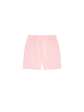 DNA Aloe Linen Mid Length Shorts—magnolia pink