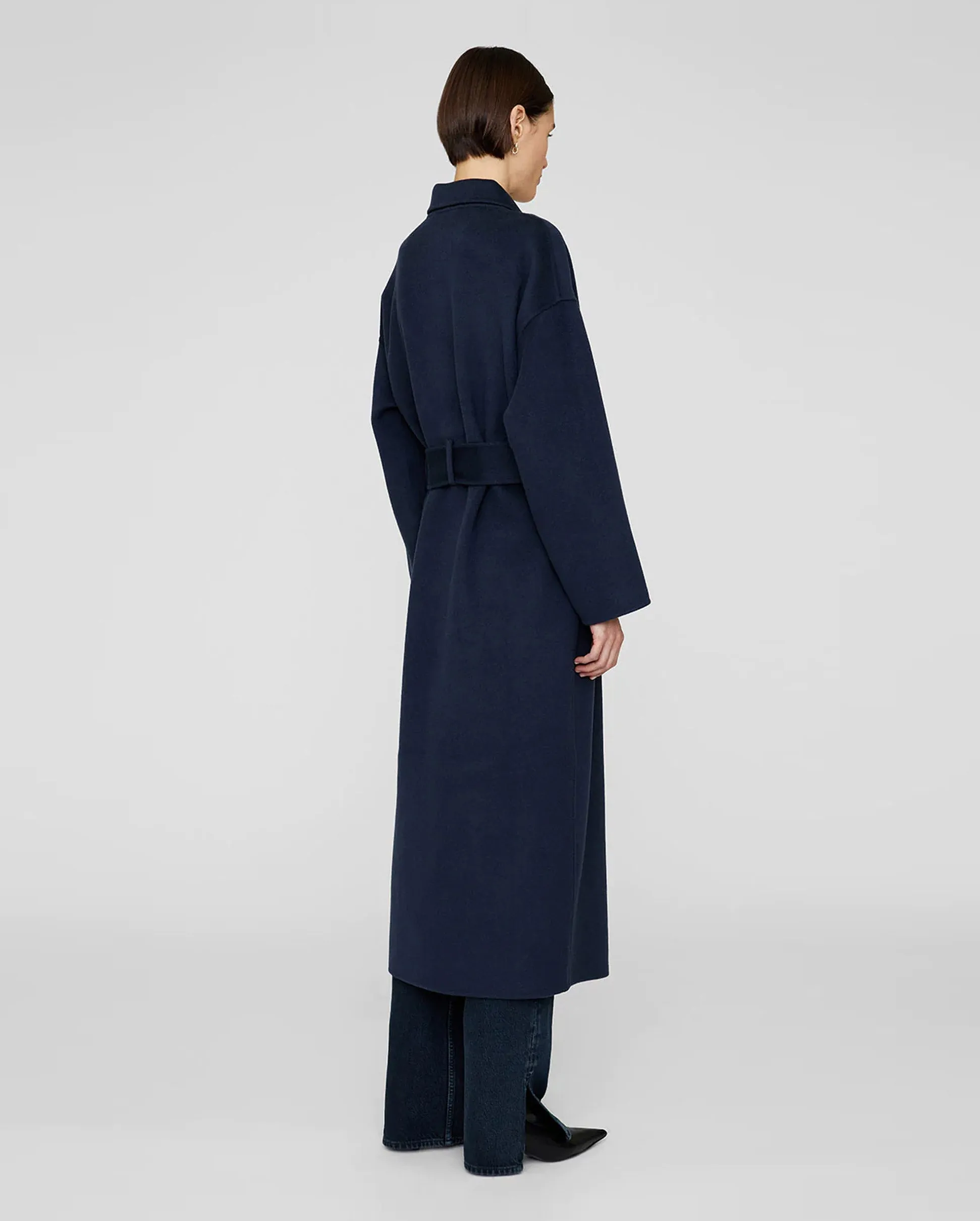 DYLAN MAXI COAT / NAVY CASHMERE BLEND