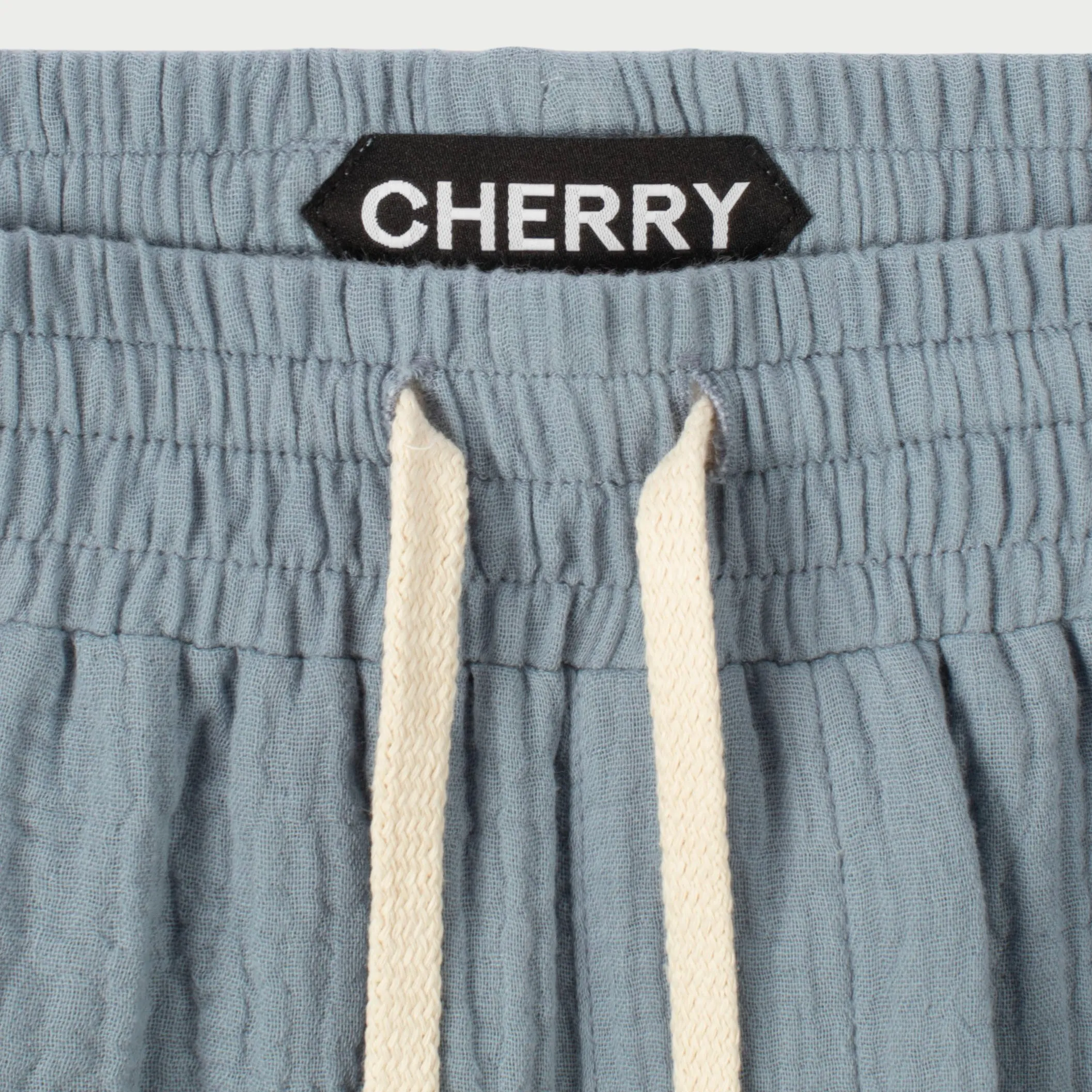 Embroidered Vacation Shorts (Pacific Blue)