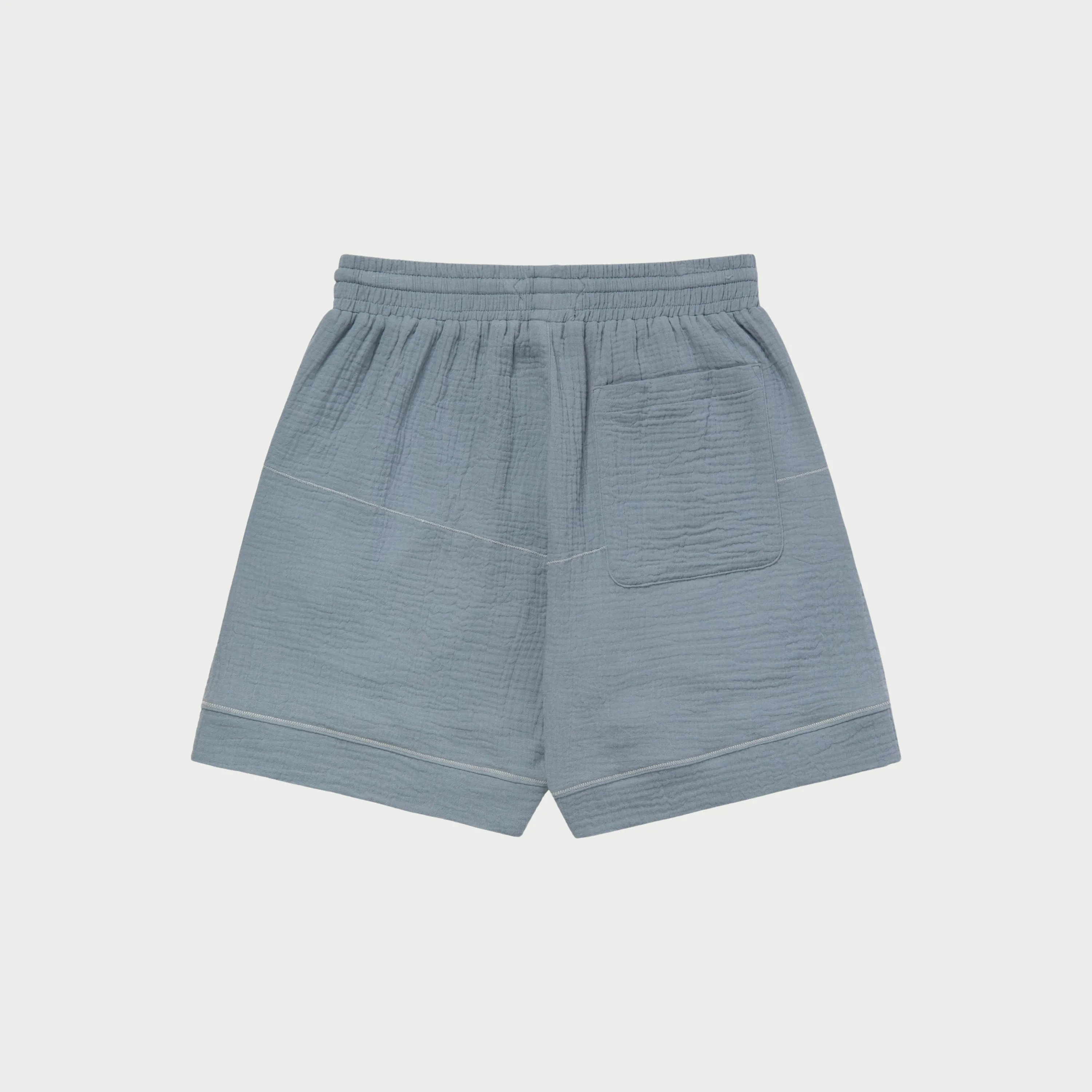 Embroidered Vacation Shorts (Pacific Blue)