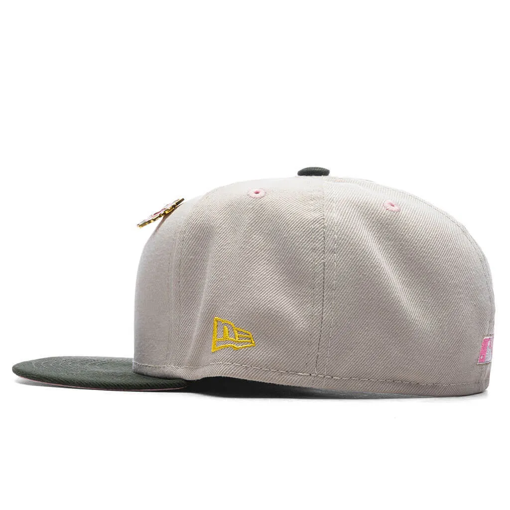 Feature x New Era Lotus 59FIFTY Fitted - Atlanta Braves