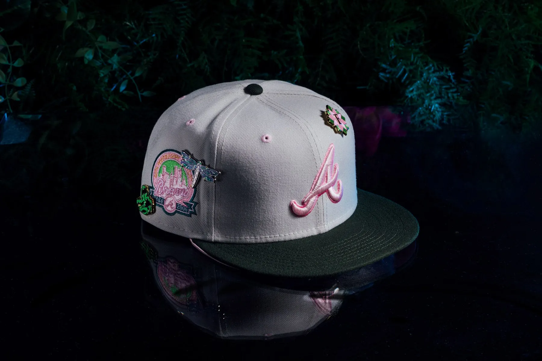 Feature x New Era Lotus 59FIFTY Fitted - Atlanta Braves