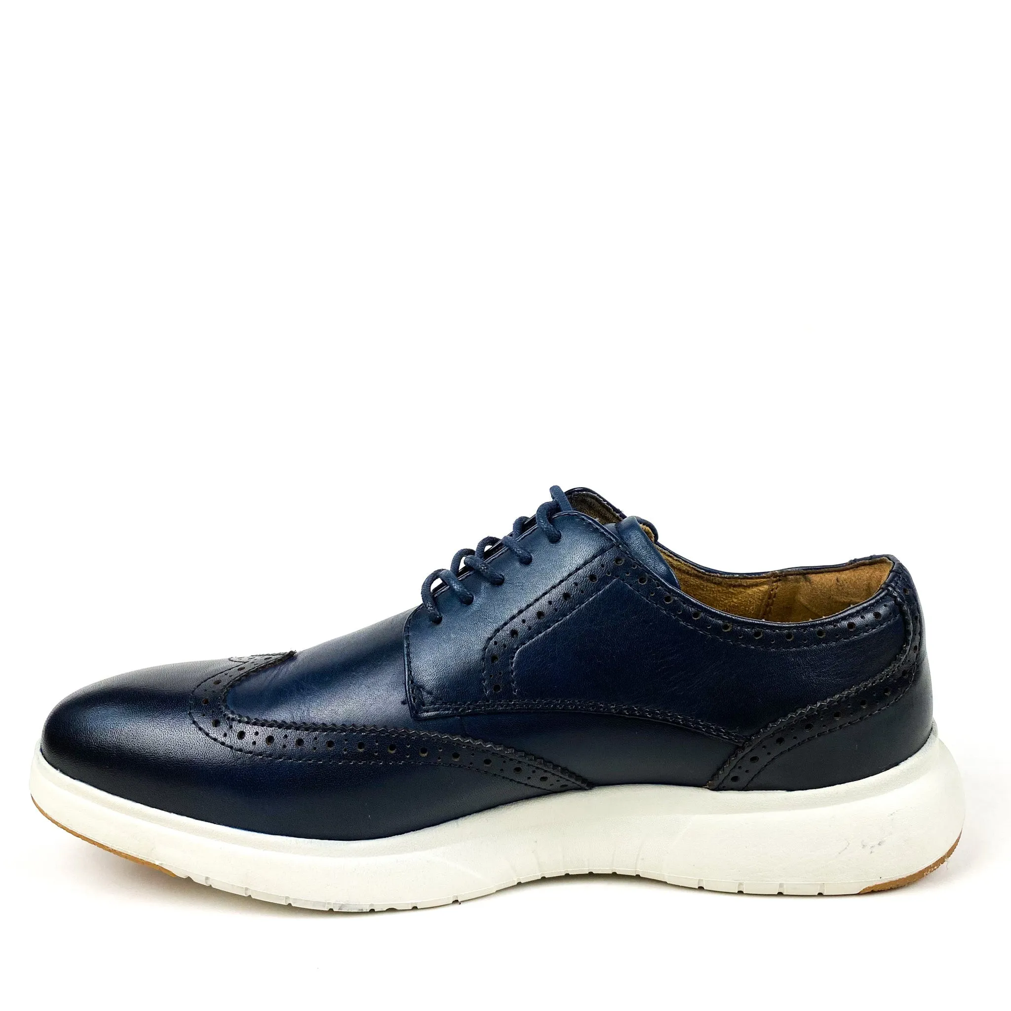 FLORSHEIM DASH WINGTIP MEN NAVY