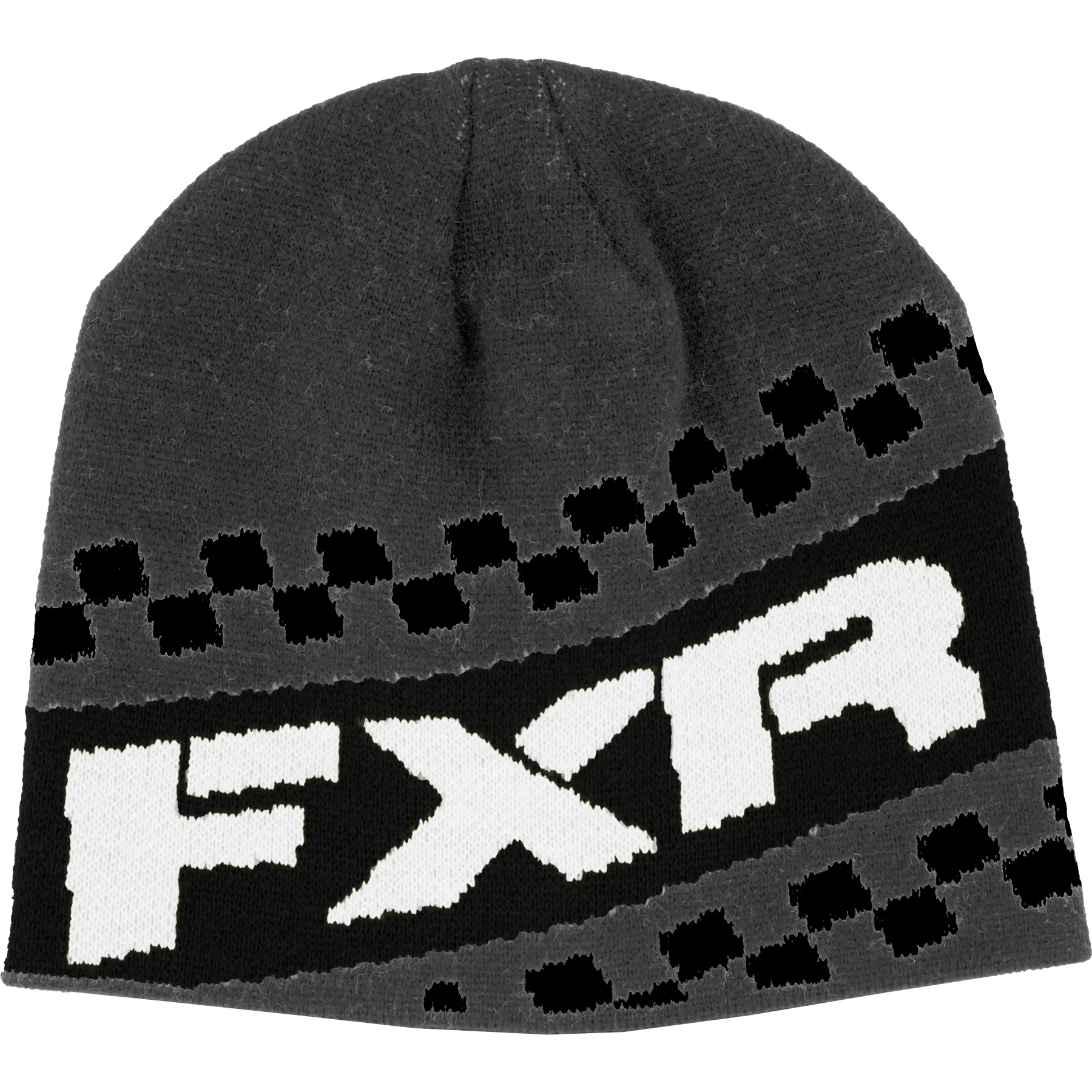 FXR Team Beanie Char Heather/White