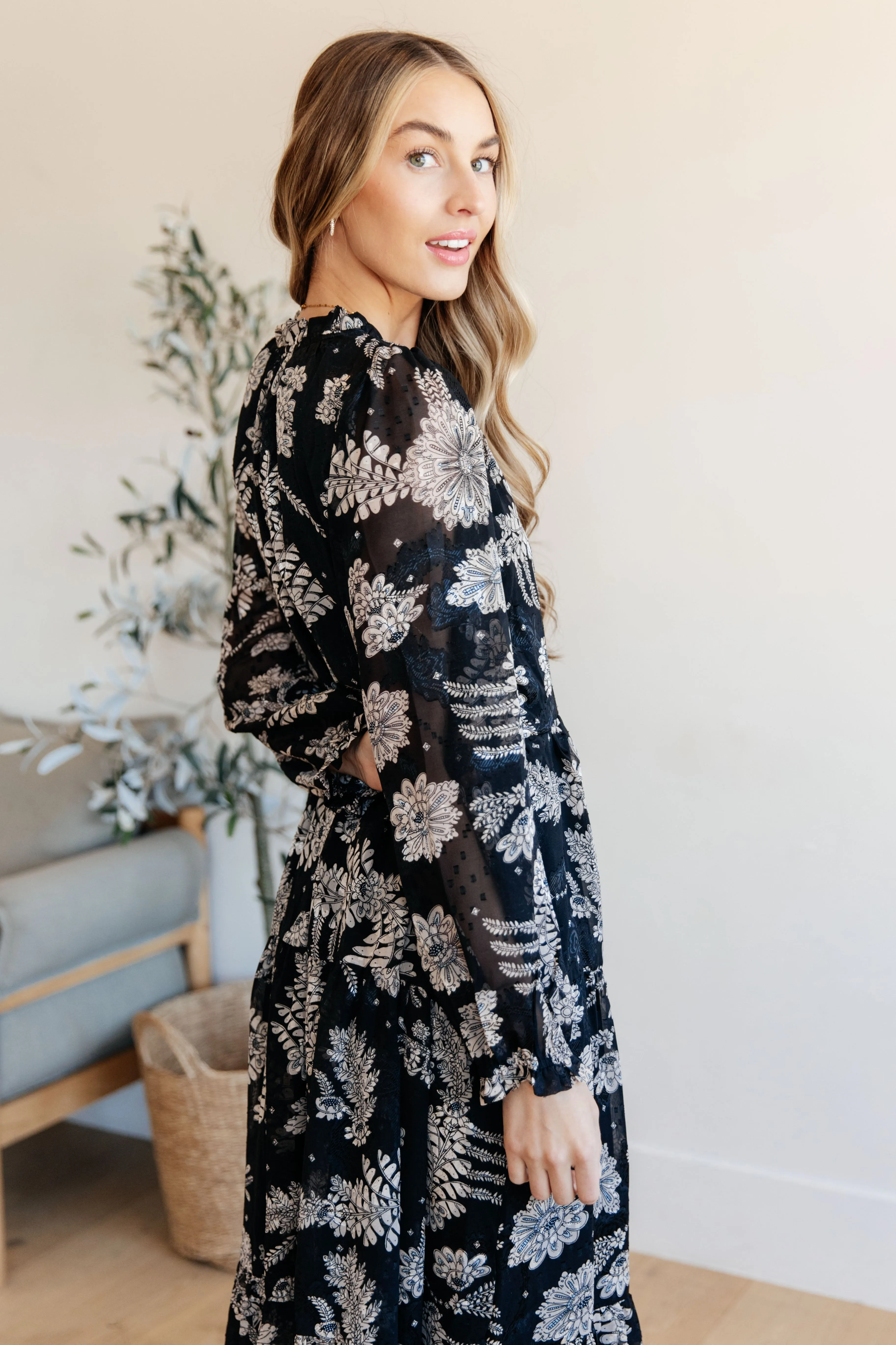 Garden Printed Floral Dress