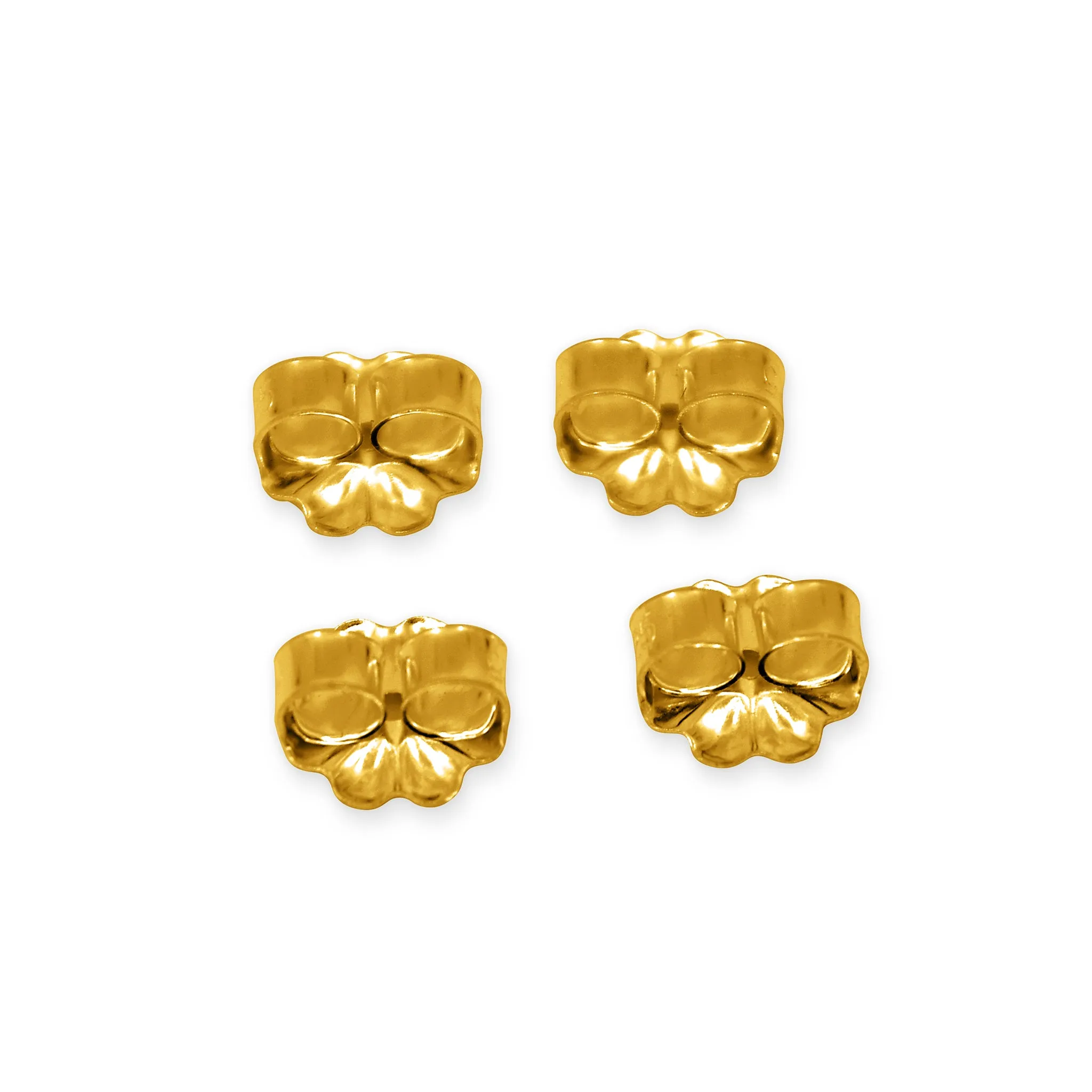 GOLD MEDIUM EARRINGS BACKS/NUT PACK