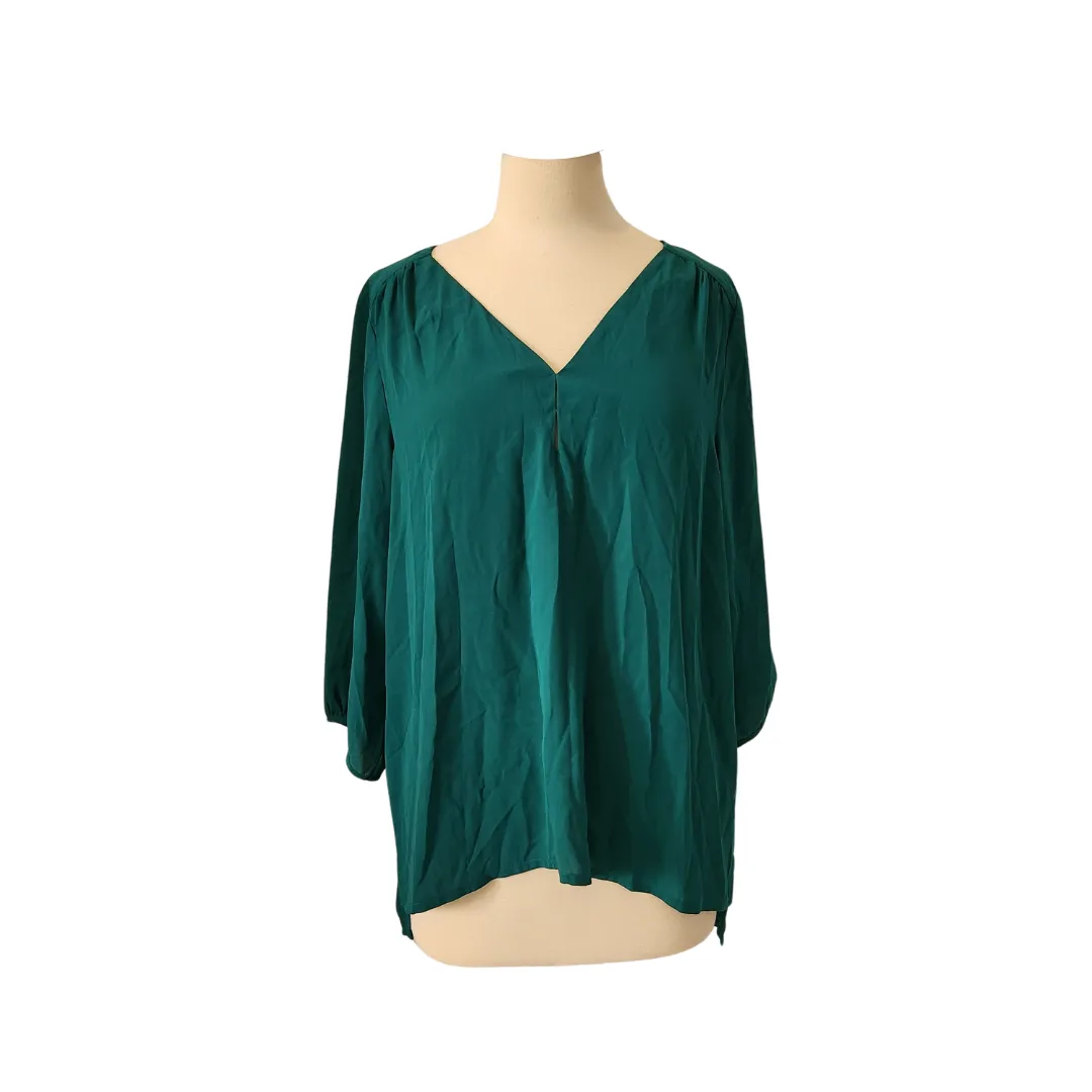 H&M Emerald Green Blouse | Pre Loved |