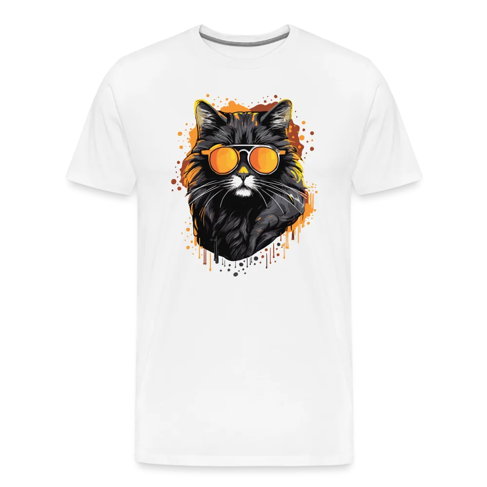 Herren T-Shirt mit Katzenmotiv "Cool Cat"