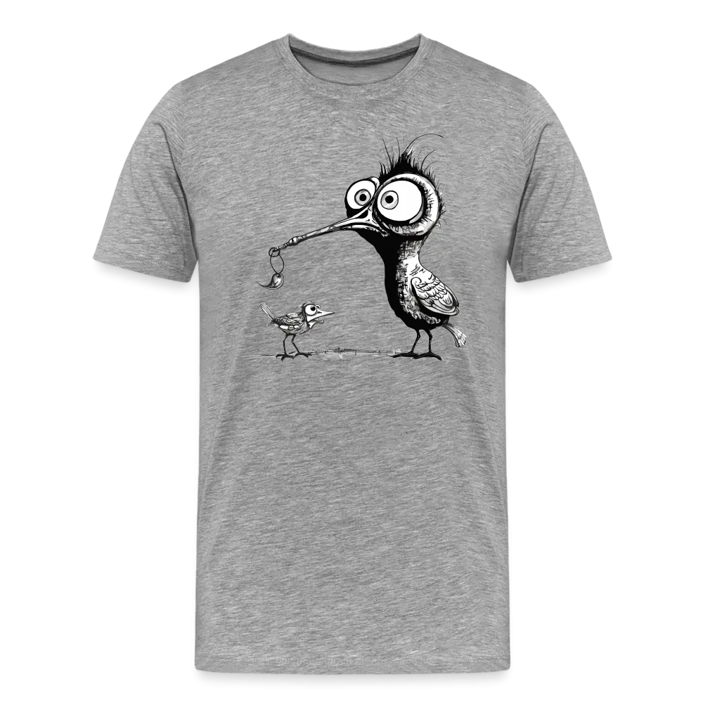 Herren T-Shirt mit Vogelmotiv "Amsel & Spatz"