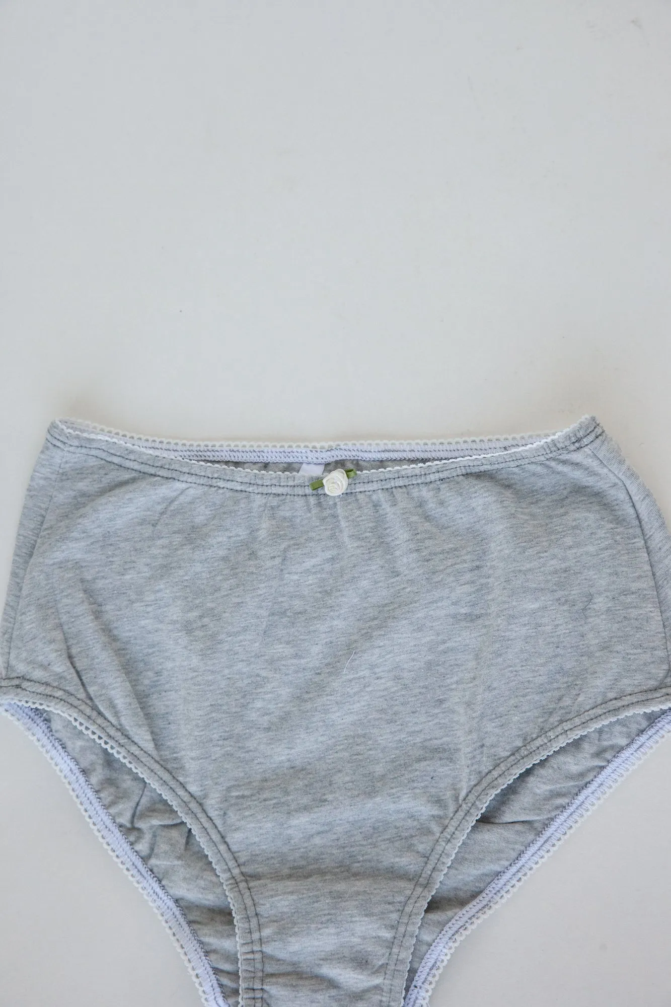 HIGH RISE UNDERWEAR IN HEATHER GREY