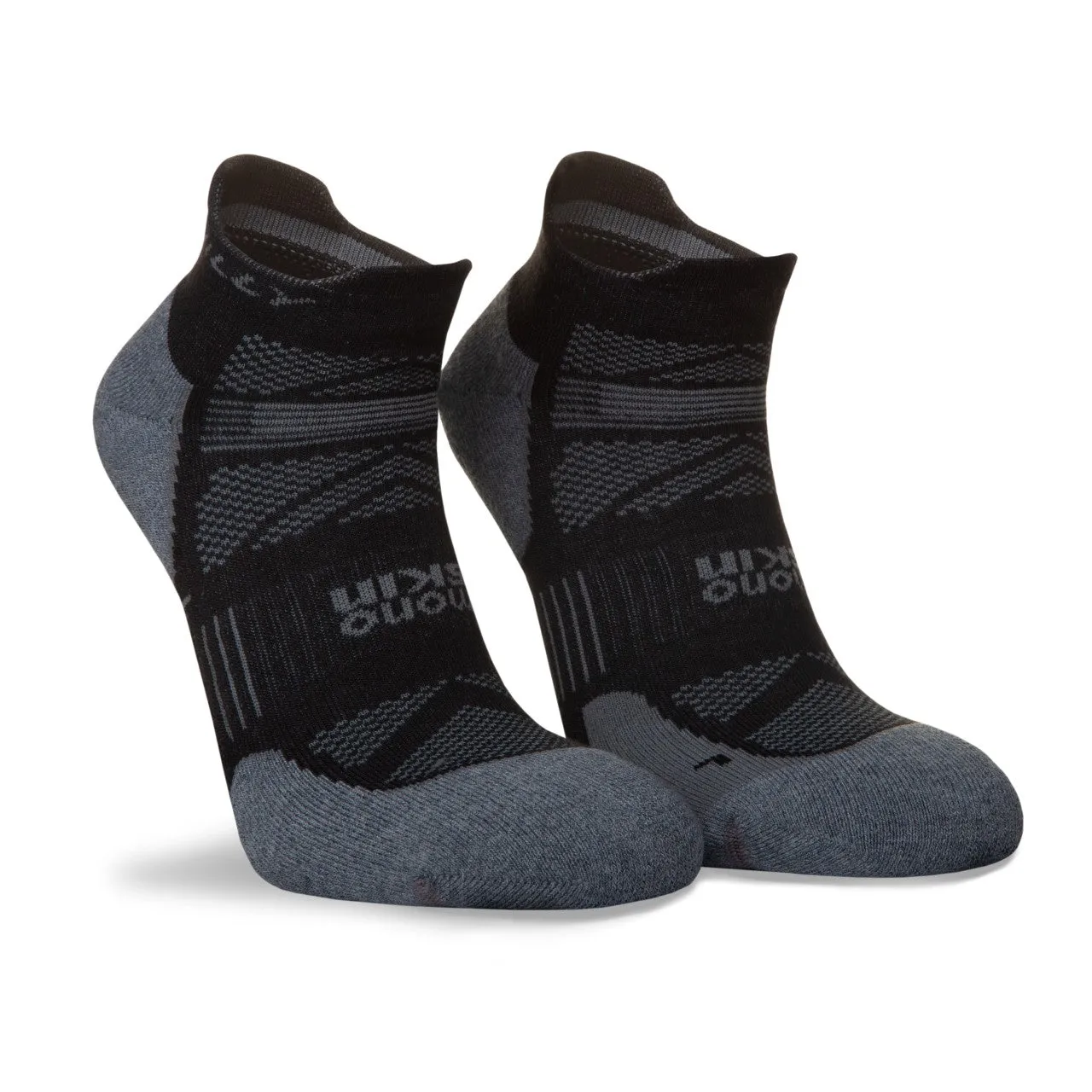 Hilly Supreme Socklet Med - Black/Grey Marl