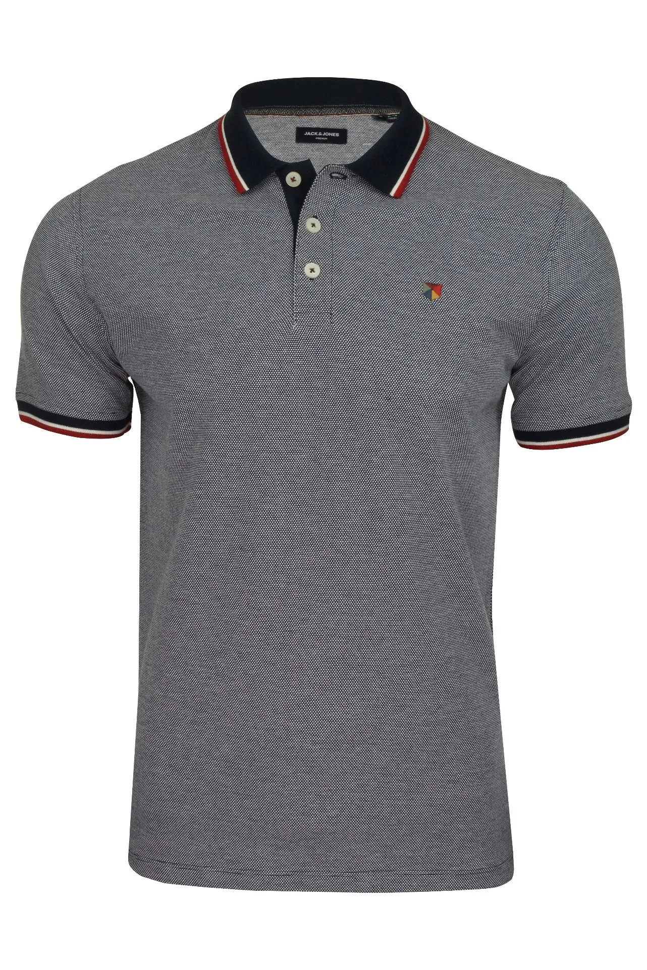 Jack & Jones Mens Polo T-Shirt 'JPRWIN Blu'