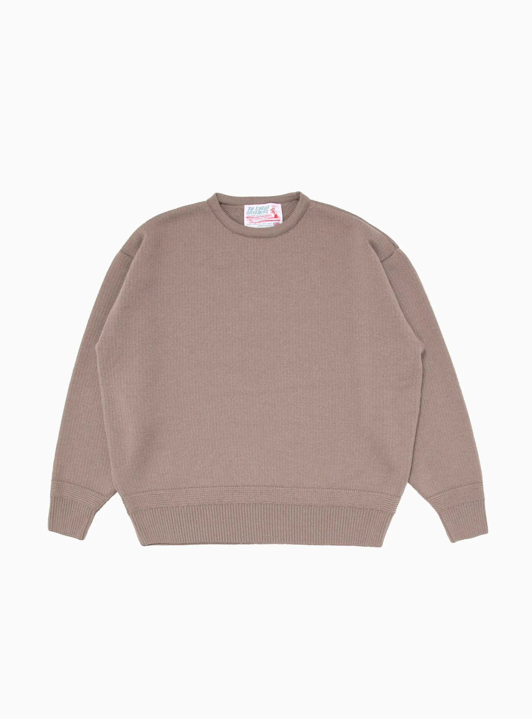 Kendrew Merino Wool Crew Sweater Earth