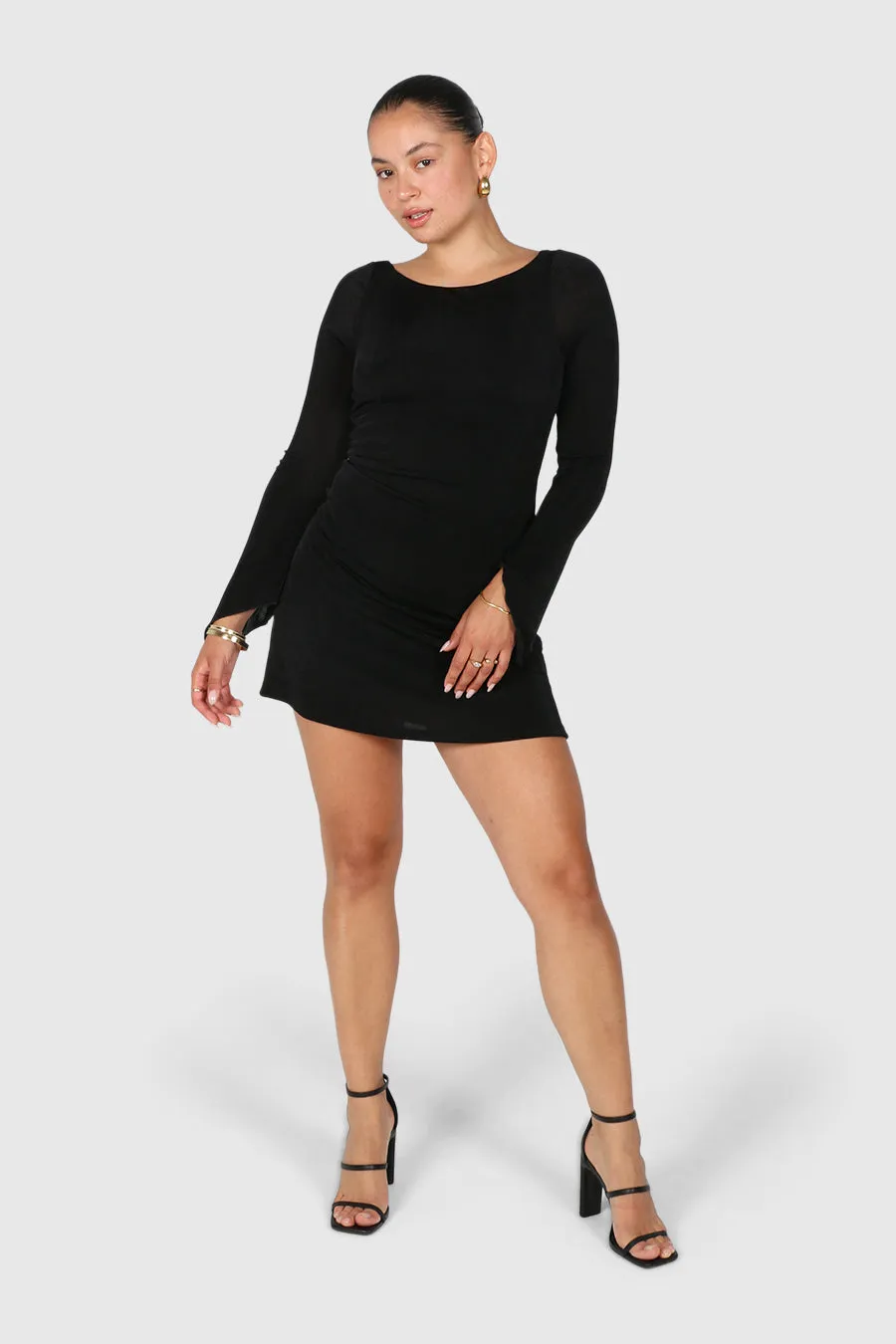 KENZIE MINI DRESS BLACK