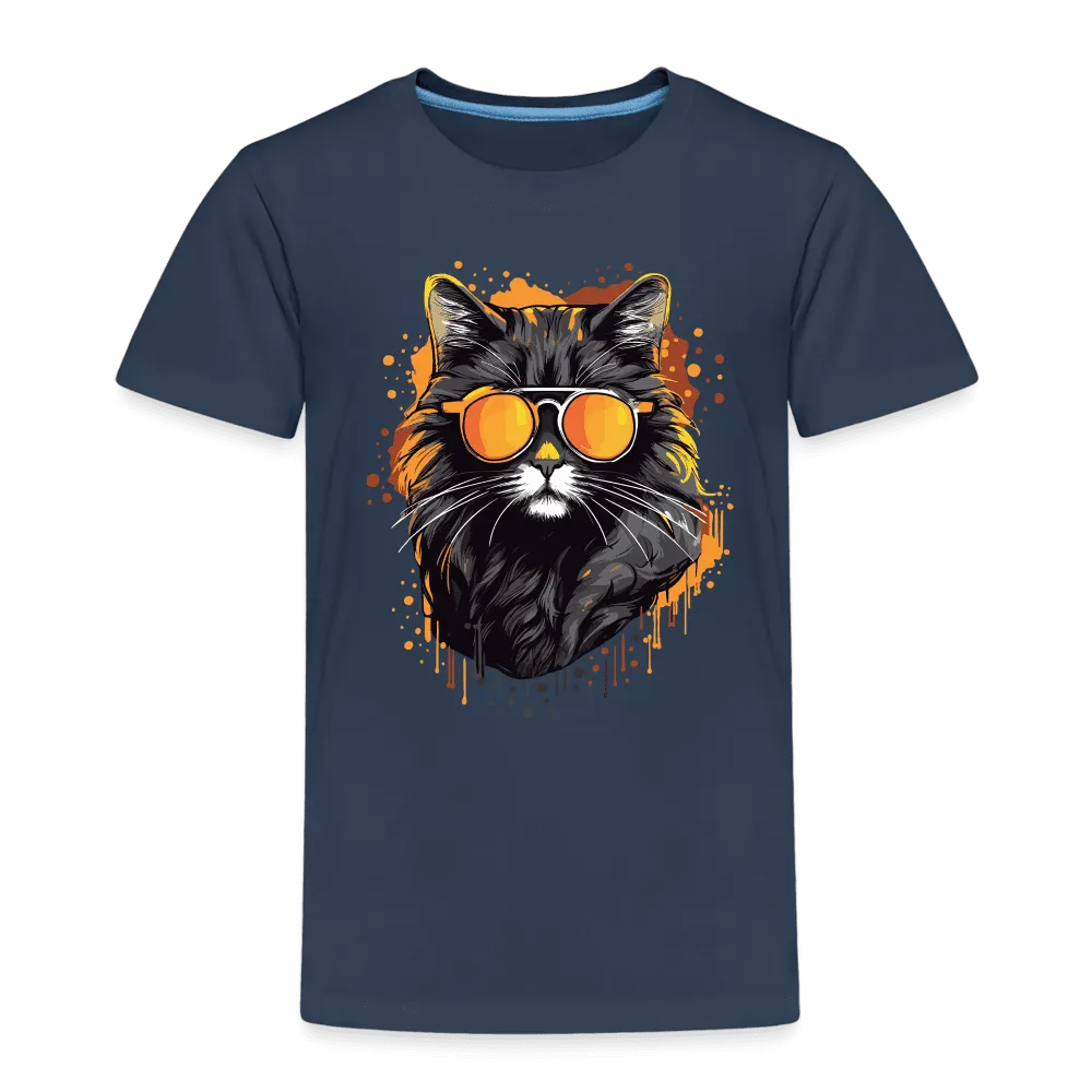 Kinder T-Shirt mit Katzenmotiv "Cool Cat"