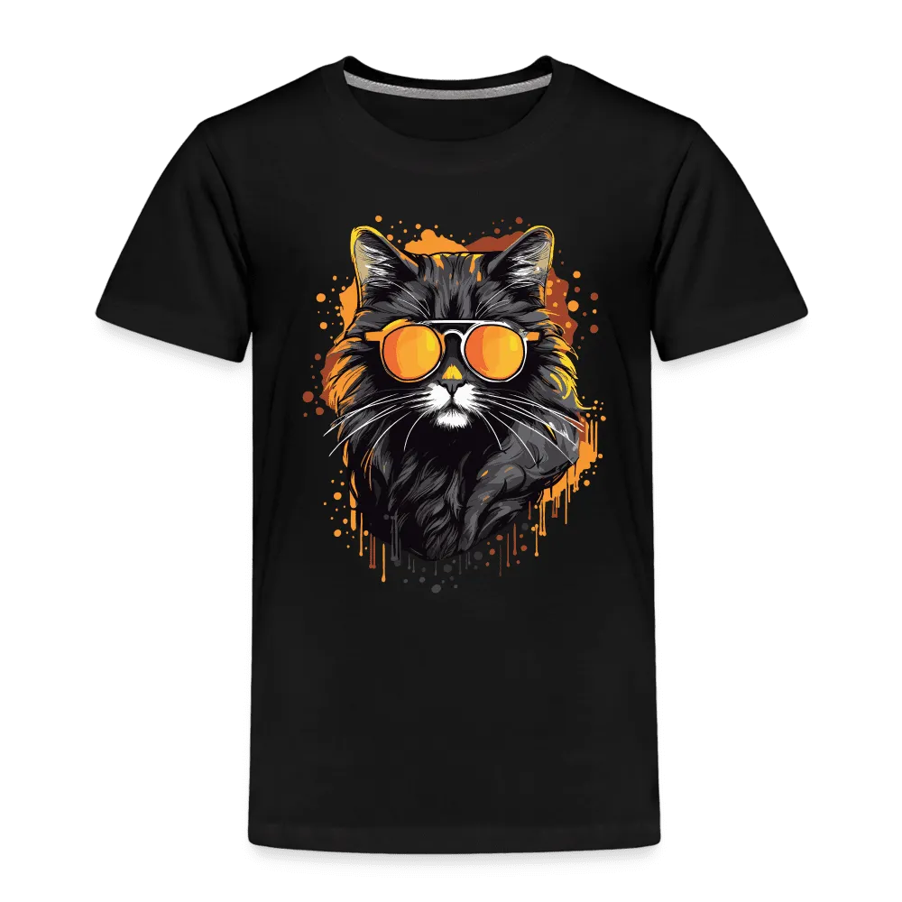 Kinder T-Shirt mit Katzenmotiv "Cool Cat"